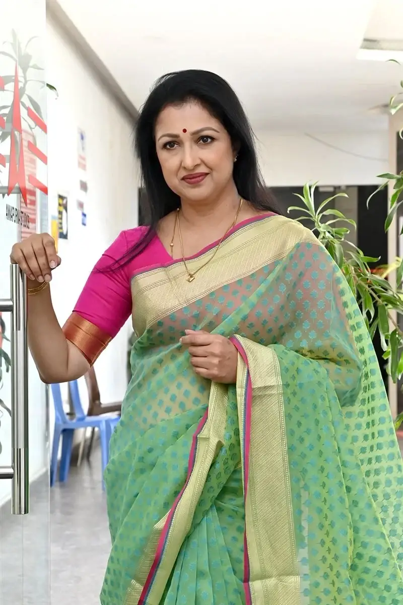 Indian Actress Gautami Tadimalla at Anni Manchi Sakunamule Movie Interview